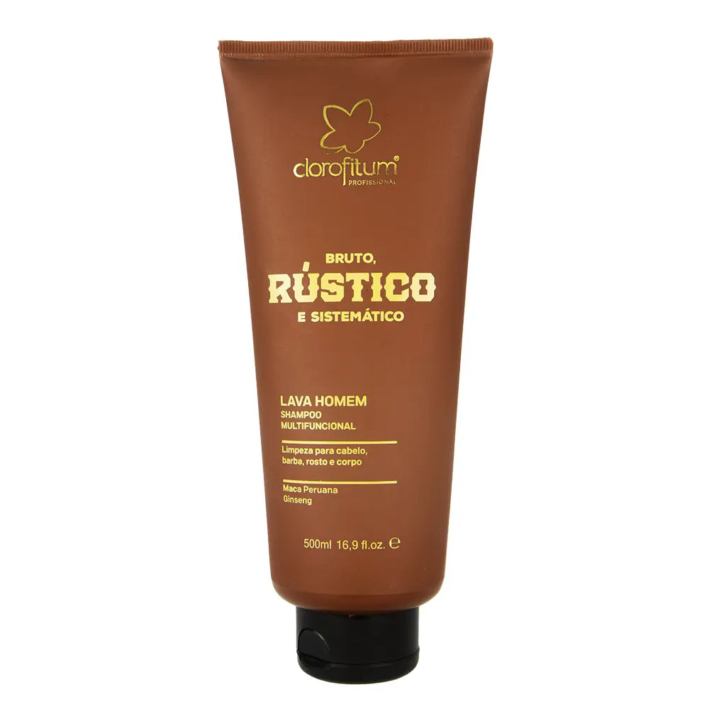 LAVA HOMEM BRUTO, RUSTICO E SISTEMATICO 500ML